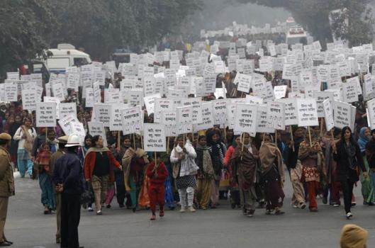 Rape protest